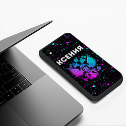 Чехол iPhone XS Max матовый Ксения Россия, цвет: 3D-черный — фото 2