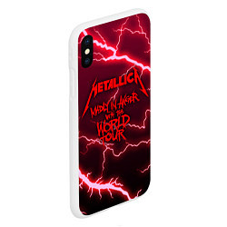 Чехол iPhone XS Max матовый Metallica Madly in Angel, цвет: 3D-белый — фото 2