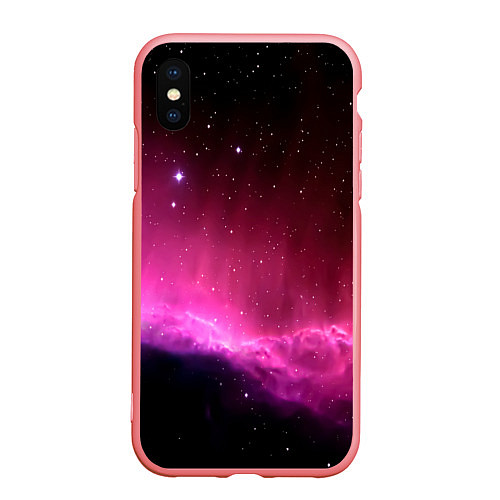 Чехол iPhone XS Max матовый Night Nebula / 3D-Баблгам – фото 1