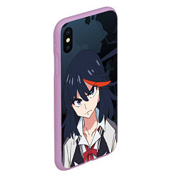 Чехол iPhone XS Max матовый Рюко Матой - Kill la Kill, цвет: 3D-сиреневый — фото 2