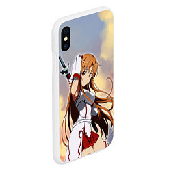 Чехол iPhone XS Max матовый Асуна Юки - Sword Art Online, цвет: 3D-белый — фото 2