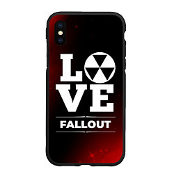 Чехол iPhone XS Max матовый Fallout Love Классика