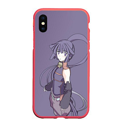 Чехол iPhone XS Max матовый Pretty Akatsuki Хроники Горизонта, цвет: 3D-красный