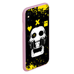 Чехол iPhone XS Max матовый Love Death and Robots Любовь Смерть и Роботы, цвет: 3D-розовый — фото 2