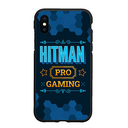 Чехол iPhone XS Max матовый Игра Hitman: PRO Gaming