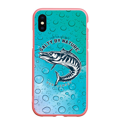 Чехол iPhone XS Max матовый Рыбалка New Jersey / 3D-Баблгам – фото 1