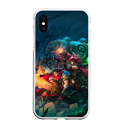 Чехол iPhone XS Max матовый Battle Chasers