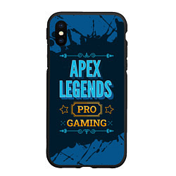 Чехол iPhone XS Max матовый Игра Apex Legends: PRO Gaming, цвет: 3D-черный