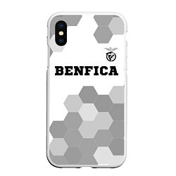 Чехол iPhone XS Max матовый Benfica Sport на светлом фоне