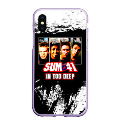 Чехол iPhone XS Max матовый In Too Deep - Sum 41