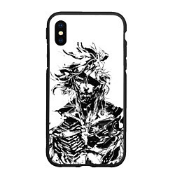 Чехол iPhone XS Max матовый Metal Gear Rising: Revengeance, цвет: 3D-черный