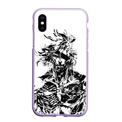 Чехол iPhone XS Max матовый Metal Gear Rising: Revengeance, цвет: 3D-светло-сиреневый