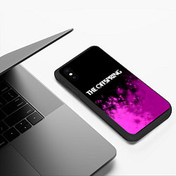 Чехол iPhone XS Max матовый The Offspring Rock Legends, цвет: 3D-черный — фото 2