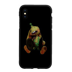 Чехол iPhone XS Max матовый POPPY PLAYTIME Крольчонок Бонзо, цвет: 3D-черный