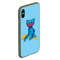 Чехол iPhone XS Max матовый POPPY PLAYTIME HAGGY WAGGY ПОППИ ПЛЕЙТАЙМ ХАГГИ ВА, цвет: 3D-темно-зеленый — фото 2