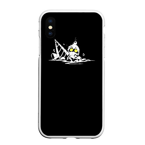 Чехол iPhone XS Max матовый Simon from Gurren-Lagann / 3D-Белый – фото 1