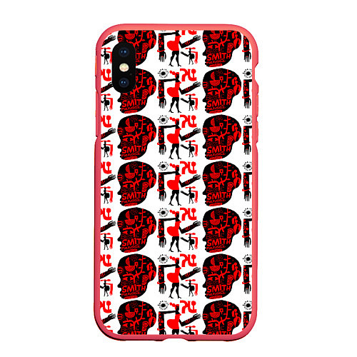 Чехол iPhone XS Max матовый BESSIE SMITH / 3D-Красный – фото 1