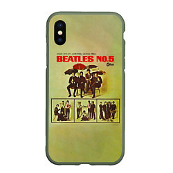 Чехол iPhone XS Max матовый Beatles N0 5