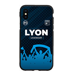 Чехол iPhone XS Max матовый Lyon Legendary Форма фанатов