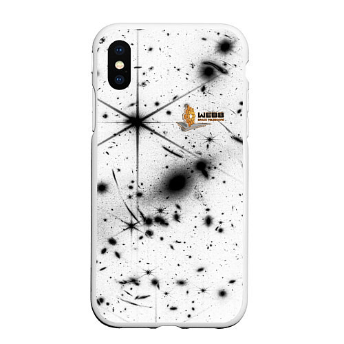 Чехол iPhone XS Max матовый James Webb - первое фото / 3D-Белый – фото 1