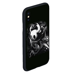 Чехол iPhone XS Max матовый Hollow Knight рисунок, цвет: 3D-черный — фото 2