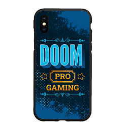 Чехол iPhone XS Max матовый Игра Doom: pro gaming