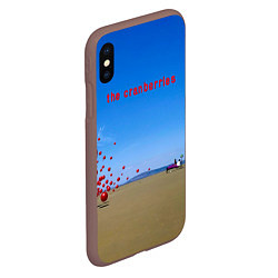 Чехол iPhone XS Max матовый Wake Up and Smell the Coffee - The Cranberries, цвет: 3D-коричневый — фото 2