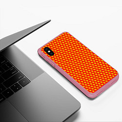 Чехол iPhone XS Max матовый Ути ути-пути Красный, цвет: 3D-малиновый — фото 2