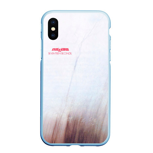 Чехол iPhone XS Max матовый Seventeen Seconds - The Cure / 3D-Голубой – фото 1