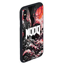 Чехол iPhone XS Max матовый Mood in doom style 2, цвет: 3D-черный — фото 2