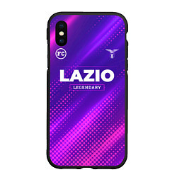 Чехол iPhone XS Max матовый Lazio legendary sport grunge