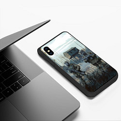 Чехол iPhone XS Max матовый STALKER Военные Сталкеры, цвет: 3D-черный — фото 2