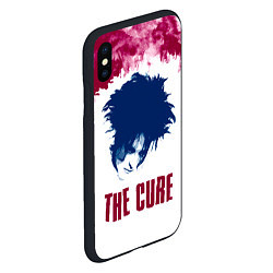 Чехол iPhone XS Max матовый Роберт Смит The Cure, цвет: 3D-черный — фото 2