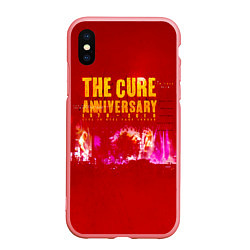 Чехол iPhone XS Max матовый Anniversary: 1978 - 2018 Live In Hyde Park London, цвет: 3D-баблгам