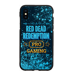 Чехол iPhone XS Max матовый Игра Red Dead Redemption: pro gaming, цвет: 3D-черный