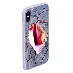 Чехол iPhone XS Max матовый Wonderful Wonderful - The Killers, цвет: 3D-светло-сиреневый — фото 2