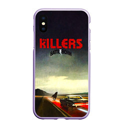 Чехол iPhone XS Max матовый Battle Born - The Killers