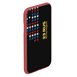 Чехол iPhone XS Max матовый 23 RUS Краснодар, цвет: 3D-красный — фото 2