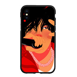 Чехол iPhone XS Max матовый BTS JK ON, цвет: 3D-черный
