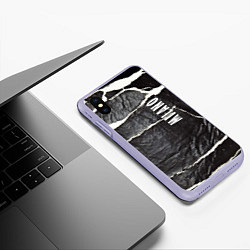 Чехол iPhone XS Max матовый Vanguard rags - Milano, цвет: 3D-светло-сиреневый — фото 2