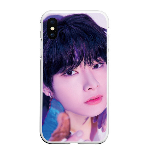 Чехол iPhone XS Max матовый Stray Kids 2nd World Tour Maniac I N / 3D-Белый – фото 1