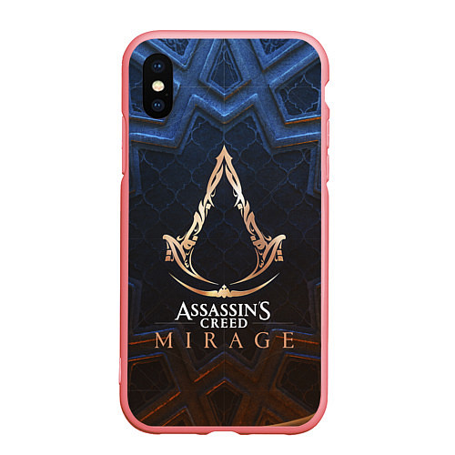 Чехол iPhone XS Max матовый Assassins creed mirage logo / 3D-Баблгам – фото 1