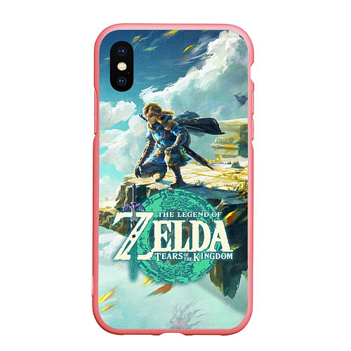 Чехол iPhone XS Max матовый The Legend of Zelda: Tears of the Kingdom Линк / 3D-Баблгам – фото 1