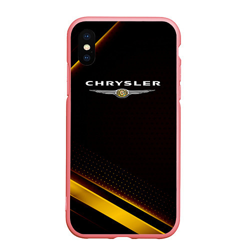 Чехол iPhone XS Max матовый Chrysler Абстракция / 3D-Баблгам – фото 1