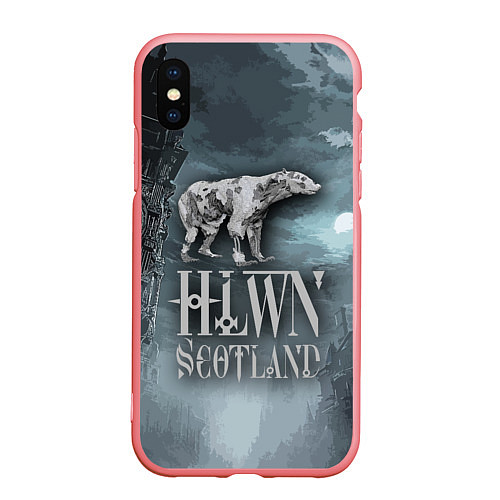 Чехол iPhone XS Max матовый Bear- zombie - halloween Scotland / 3D-Баблгам – фото 1