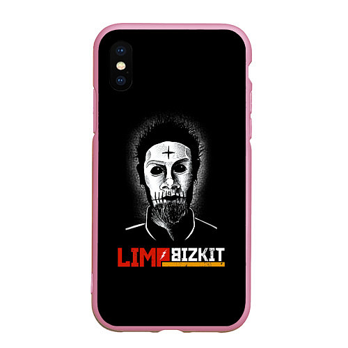 Чехол iPhone XS Max матовый Limp bizkit Wes Borland / 3D-Розовый – фото 1