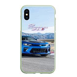 Чехол iPhone XS Max матовый Chevrolet Camaro ZL 1 - Motorsport