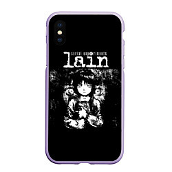 Чехол iPhone XS Max матовый Serial Experiments Lain