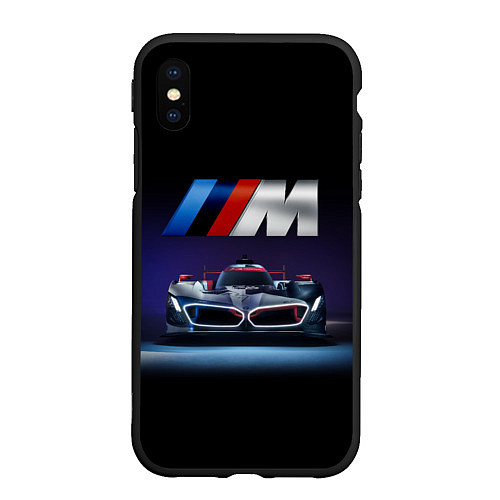 Чехол iPhone XS Max матовый BMW M Performance Motorsport / 3D-Черный – фото 1