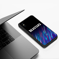 Чехол iPhone XS Max матовый Beastars stream, цвет: 3D-черный — фото 2